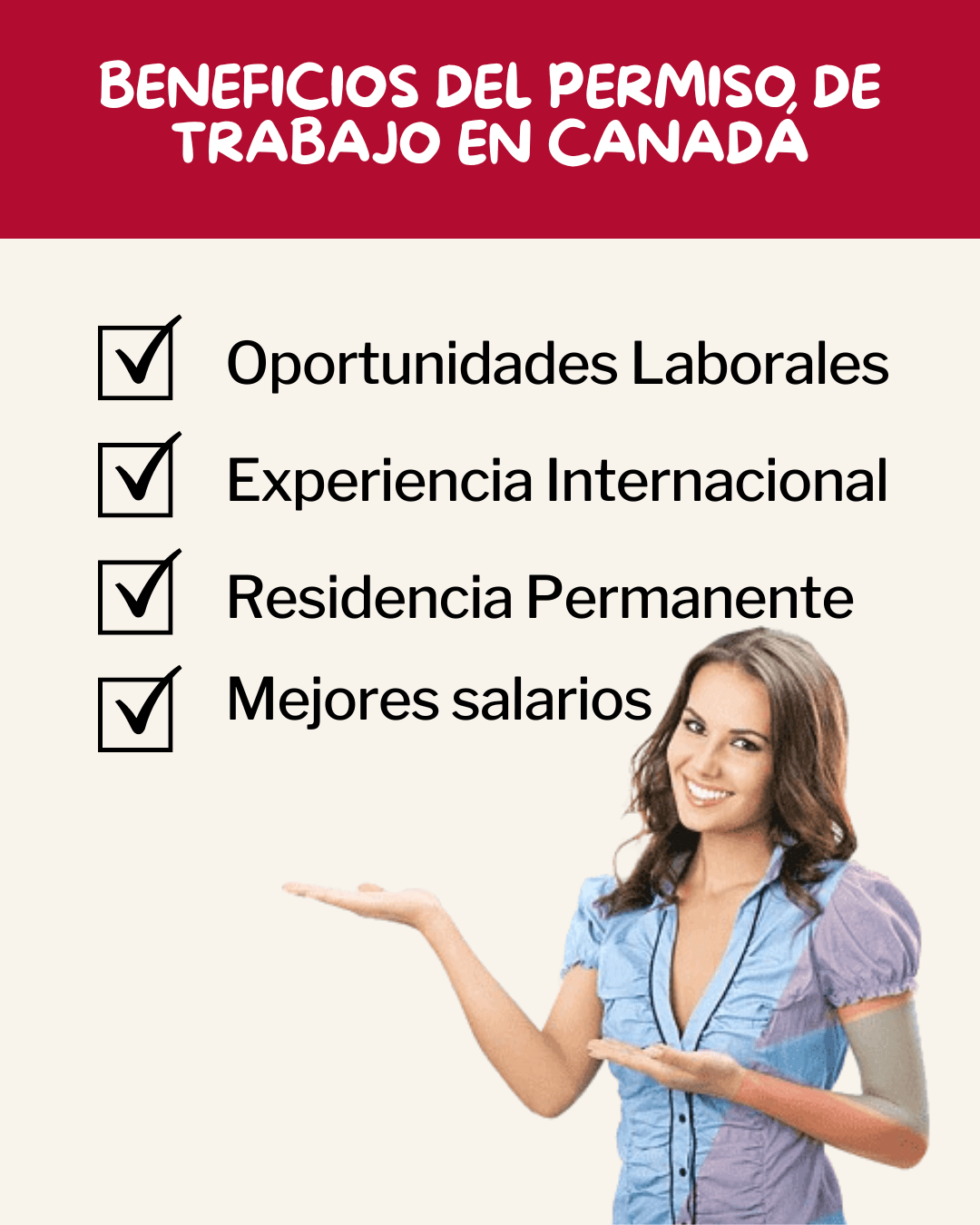 Beneficios del permiso de trabajo en Canadá